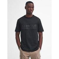 Barbour International Logo Otis Graphic Short Sleeve T-Shirt - Black