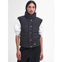 Barbour International Callie Padded Gilet - Black