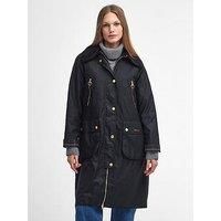 Barbour Ebberston Wax Jacket - Black