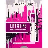 Maybelline New York Lift & Line Toolkit, Mascara, Liquid Eye Liner (Save 25%) - 99Ml