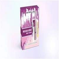 Maybelline New York Mascara Addict Set, Sky High Mascara, Curl Bounce Mascara, Falsies Lash Lift Mascara (Save 25%) - 99Ml