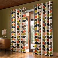 Orla Kiely - Multi Stem - Multi - Eyelet Curtains - 90x90"/229x229cm