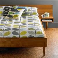 Orla Kiely Scribble Stem Sea Grass / Duck Egg: Double Duvet Cover