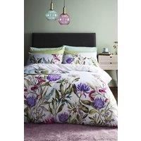 Voyage Maison Fortazela Duvet Cover Set 100 Percent Cotton Sateen (Single Duvet Cover Set 137cm x 200cm), Violet