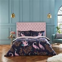 Sara Miller Dancing Cranes Duvet Set King, Midnight