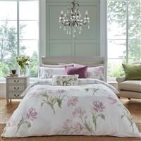 Laura Ashley Gosford Duvet Set Single, Grape