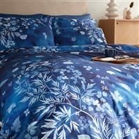 Clarissa Hulse Cyanotype Ink Blue 220 TC Duvet Cover Set Super King - 2 Standard Pillowcases