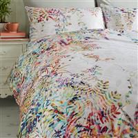 Clarissa Hulse Cascading Kaleidoscope Rainbow 220 TC Duvet Cover Set Single - 1 Standard Pillowcase