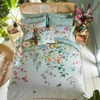 Graham & Brown Ethereal Flora Dawn BeddingBedding: Duvet Cover & 2 Pillowcase Se