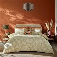 Orla Kiely Wisteria Duvet Set, Single, Taupe