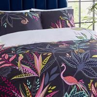 Sara Miller Botanic Paradise 100% Cotton 220 Thread Count Duvet Cover Set