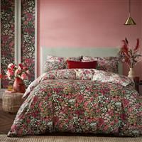 Graham & Brown Wallflower Duvet Set, Super King, Rust Black