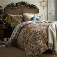 Laura Ashley Crossdale Christmas Berries Duvet Cover and Pillowcase Set