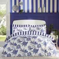 Cath Kidston Doodles And Daydreams 100% Cotton Duvet Cover Set - Royal Blue (Double (200cm x 200cm))