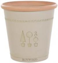 Terrastyle 33cm Plastic Brown Boxwood Pot