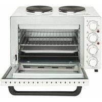 Haden 198204 25L Table Top Mini Oven 1200W Cooker Hob Tabletop Hotplates