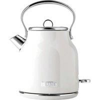 Haden Heritage Cordless Kettle - Traditional Electric Fast Boil Kettle - 3000W, 1.7 Litre, White - CE23