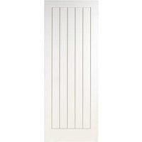 Wickes Geneva White Grained Moulded Cottage Internal Door - 1981mm x 610mm