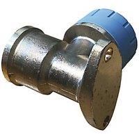 POLYPLUMB WALL PLATE ELBOW BRASS;15X1/2