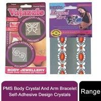 PMS Body Crystal And Arm Bracelet Self-Adhesive Design Crystals