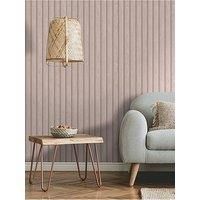 Realistic Wooden Slats Holden Wallpaper Blush Pink 13301 Living Room Nursery