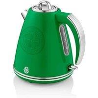 Swan Celtic Retro Jug Kettle 1.5L SK19020CELN Stainless Steel 800W Boil Dry