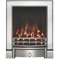 Focal Point Soho Chrome Rotary Control Inset Gas Full Depth Fire 485 x 180 x 596mm (51209)