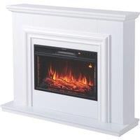 Focal Point Amersham White Electric Fire Suite