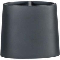 Showerdrape Alto Grey Resin Bathroom Toothbrush Holder