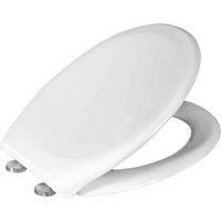 Showerdrape Granada White Toilet Seat One Button Release Soft Close