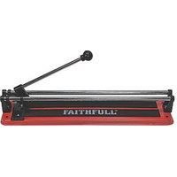 Faithfull FAITLC400 Wall and Floor Tile Cutter 400mm (16in) square, 280mm diagonal, 10mm thick cutting capacity