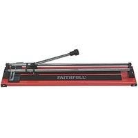 Faithfull FAITLC600 Wall and Floor Tile Cutter 600mm (24in) square, 425mm diagonal, 12mm thick cutting capacity