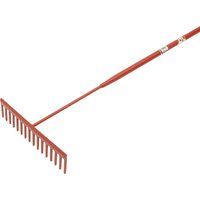 Faithfull Asphalt Rake Tubular Shaft 16T Flat