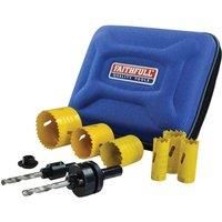 Faithfull FAIHSKE Holesaw Kit 9pc - Electricians