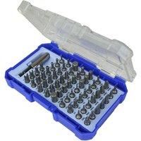 Faithfull FAISBSET61 Screwdriver Bit Set 61 Piece Set