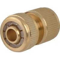 Faithfull FAIHOSEWC Brass Female Water Stop Connector 12.7 mm ( 1/2 Inch) Diameter