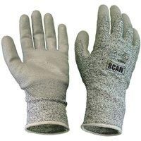 Scan GLOCUT5XL PU Coated Cut 5 Liner Gloves - Grey