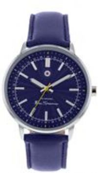 Ben Sherman Blue Strap Watch With Fragrance Set