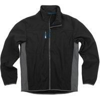 Tough Grit Softshell Jacket Black & Charcoal - L