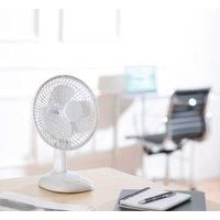 New 6" Small Tilting, Desk Fan - Eurosonic/Fine Elements -ES379