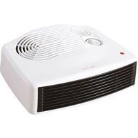 Daewoo HEA1176GE 3kW Flat Fan Heater with Thermostat in White