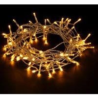 Robert Dyas 100 Battery Operated LED String Lights - Warm White