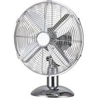 Fine Elements Desk Fan Chrome 12 Inch