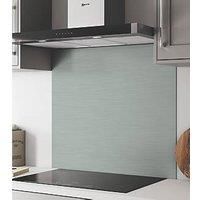 Wilsonart Brushed Steel / Brushed Titanium Wide Hob Splashback 900mm x 800mm x 4mm (247JL)