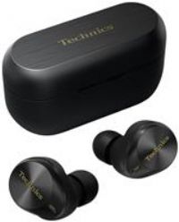 Technics EAH-AZ80E-K Wireless Earbuds with Noise Cancelling, 3 Device Multipoint Bluetooth, Comfortable In-Ear headset, Wireless Charging, Black