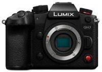 Panasonic Lumix DC-GH7E Micro Four Thirds Mirrorless Camera Body, 25.2MP, C4K/4K 4:2:2 60/50p Video, Phase Hybrid AF, Active IS, 32-Bit Float Audio, OLED Viewfinder, Free-Angle Monitor, Black