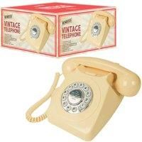 Benross 44530 Classic Retro Vintage Style Home Telephone - Cream