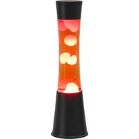 Global Gizmos 16" Lava Lamp Tower - Orange Liquid, Red Wax