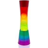 Global Gizmos 16" Lava Lamp Tower - Rainbow Colours