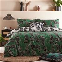 Furn Wildcat Green Bedding Set - King size